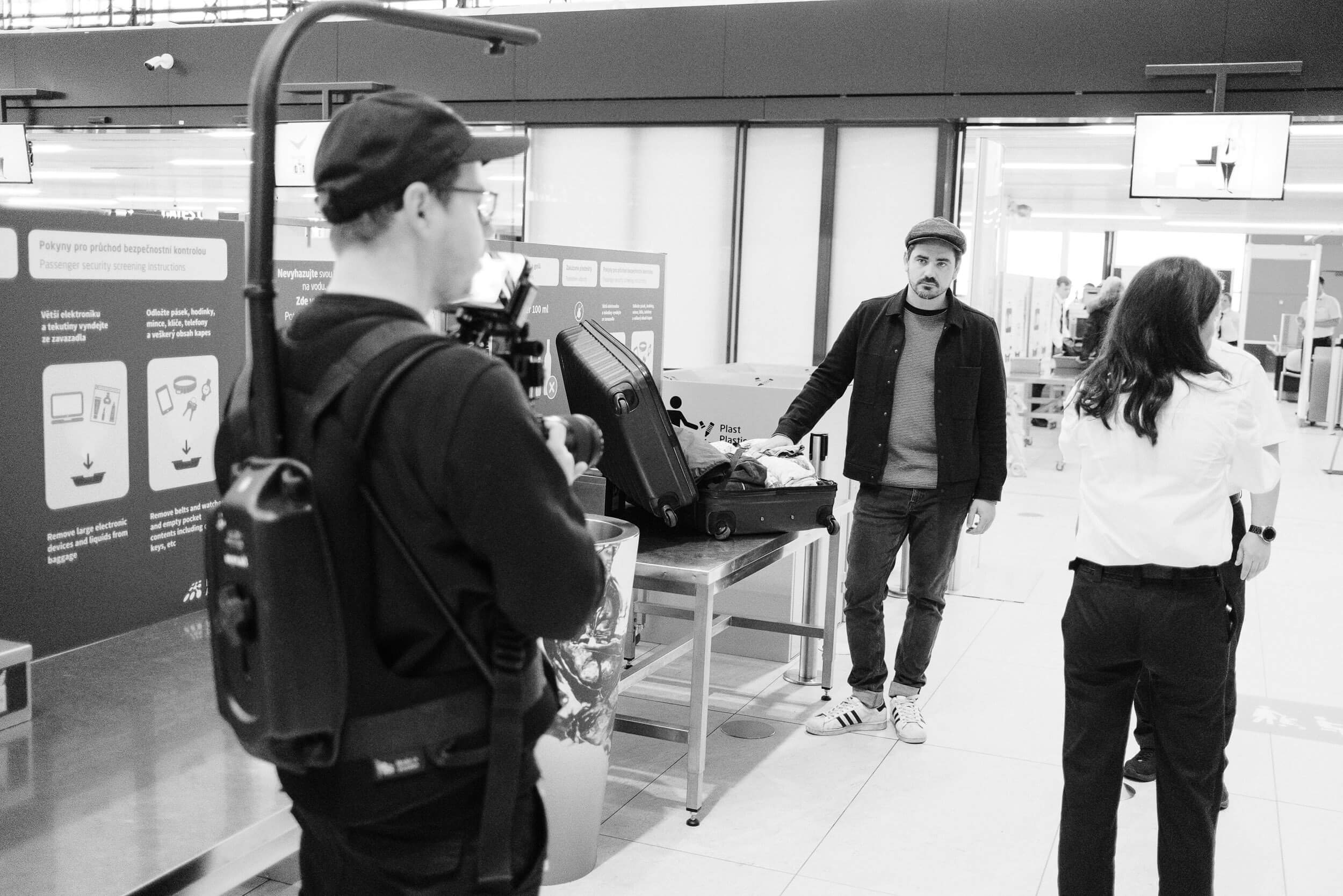 Behind the scenes — Náborec for Prague Airport, directed by Martin Marko